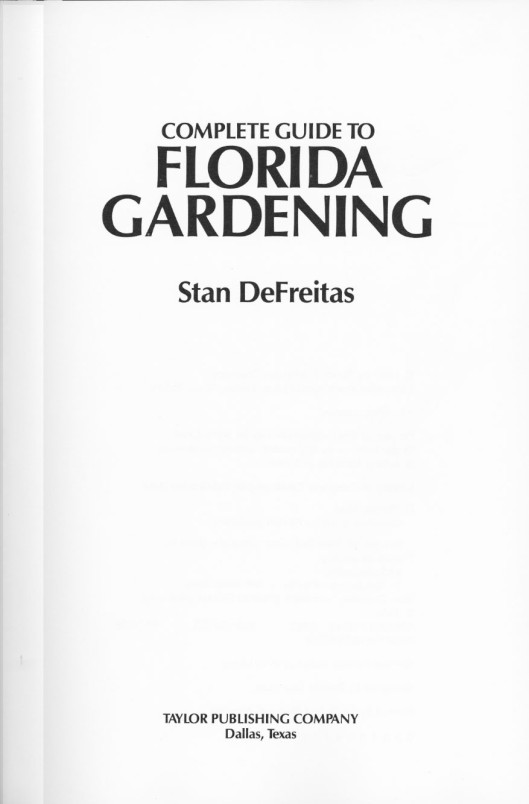 Florida gardening (TP)